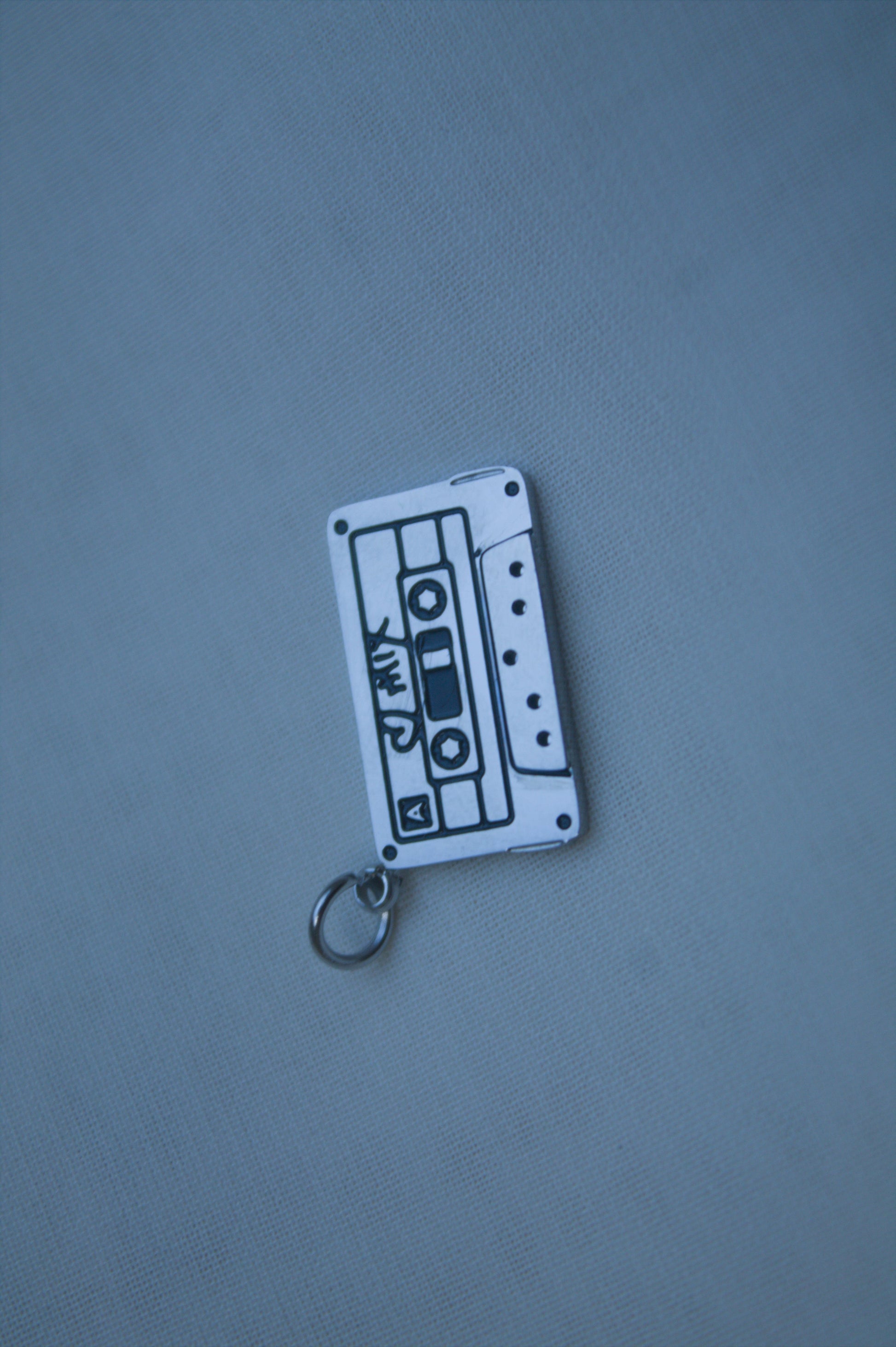 Classic Silver Mixtape Charm