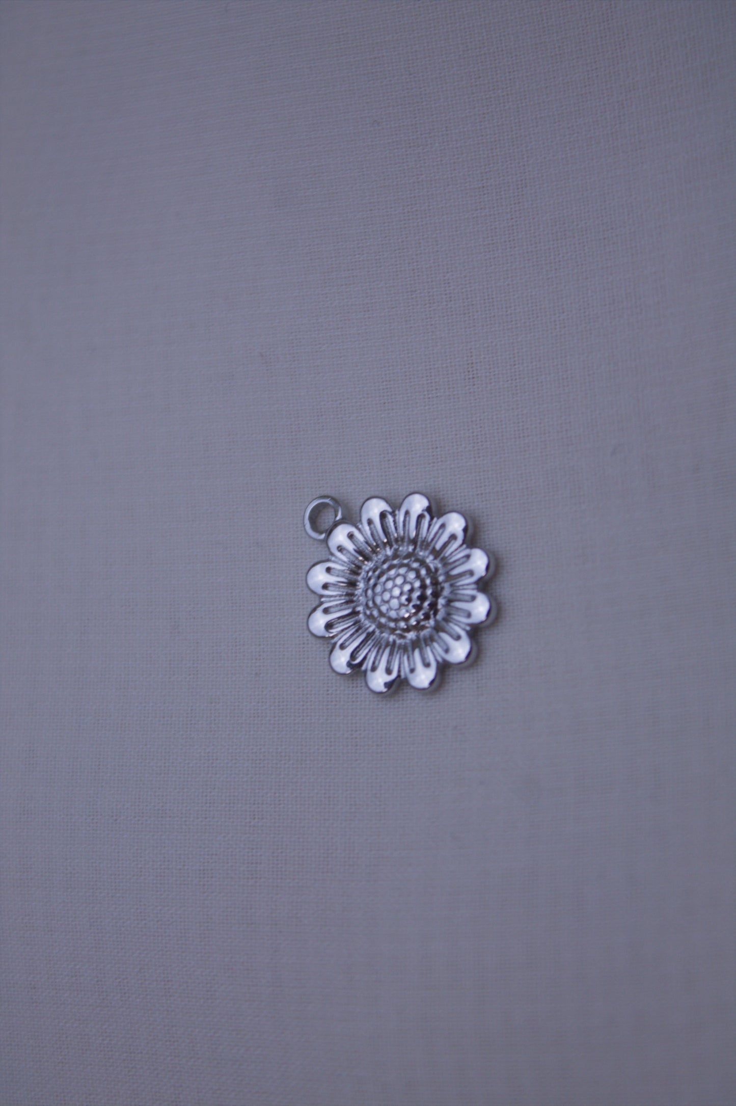 Silver Daisy Charm