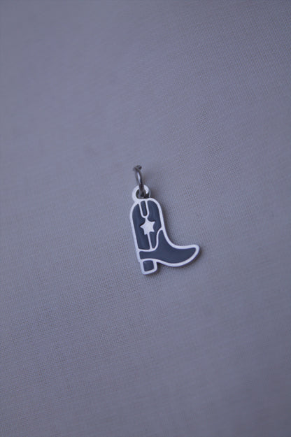 Enamel Black Ray Gun Charm