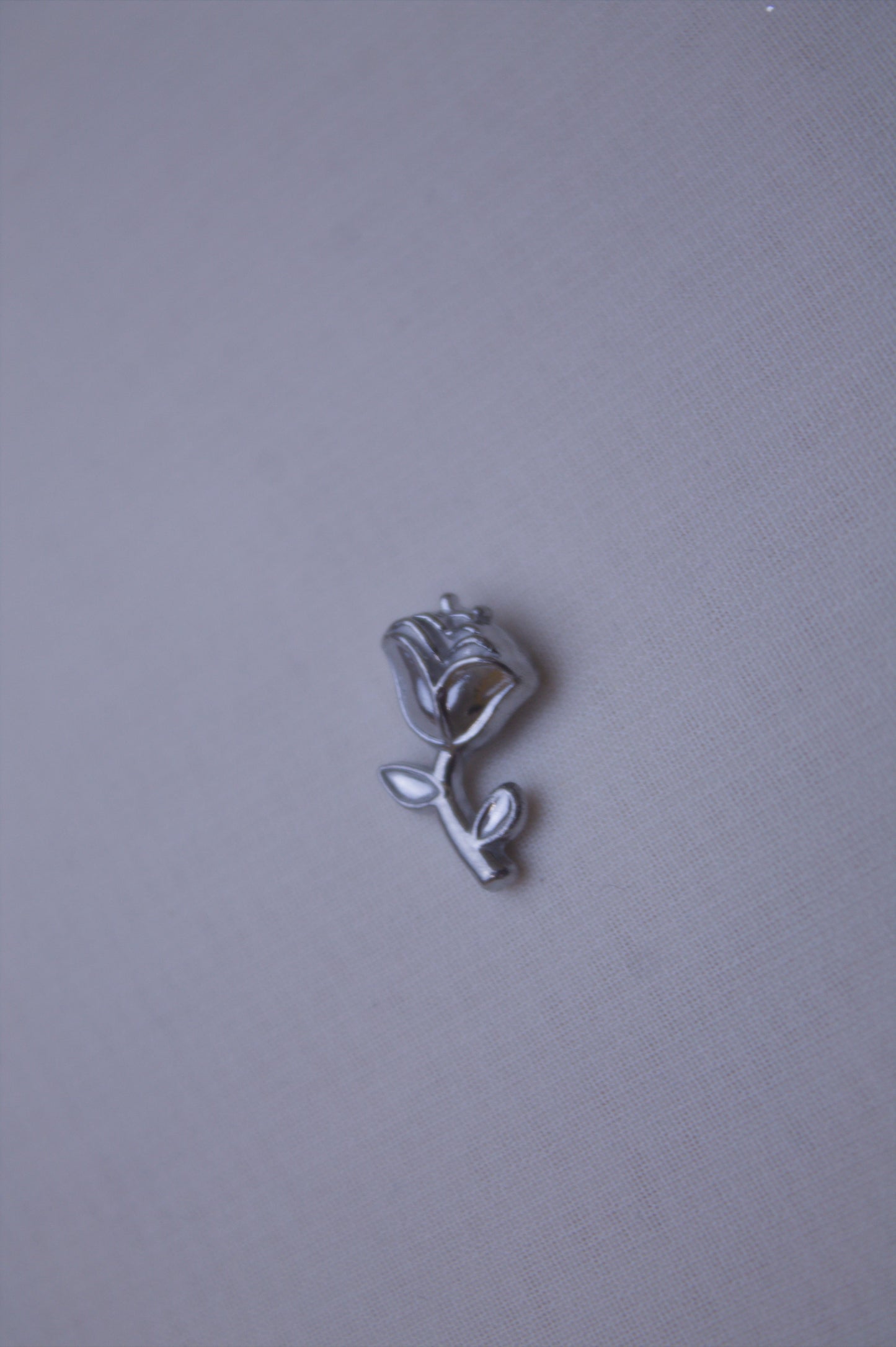 Silver Winged Heart Vine Charm