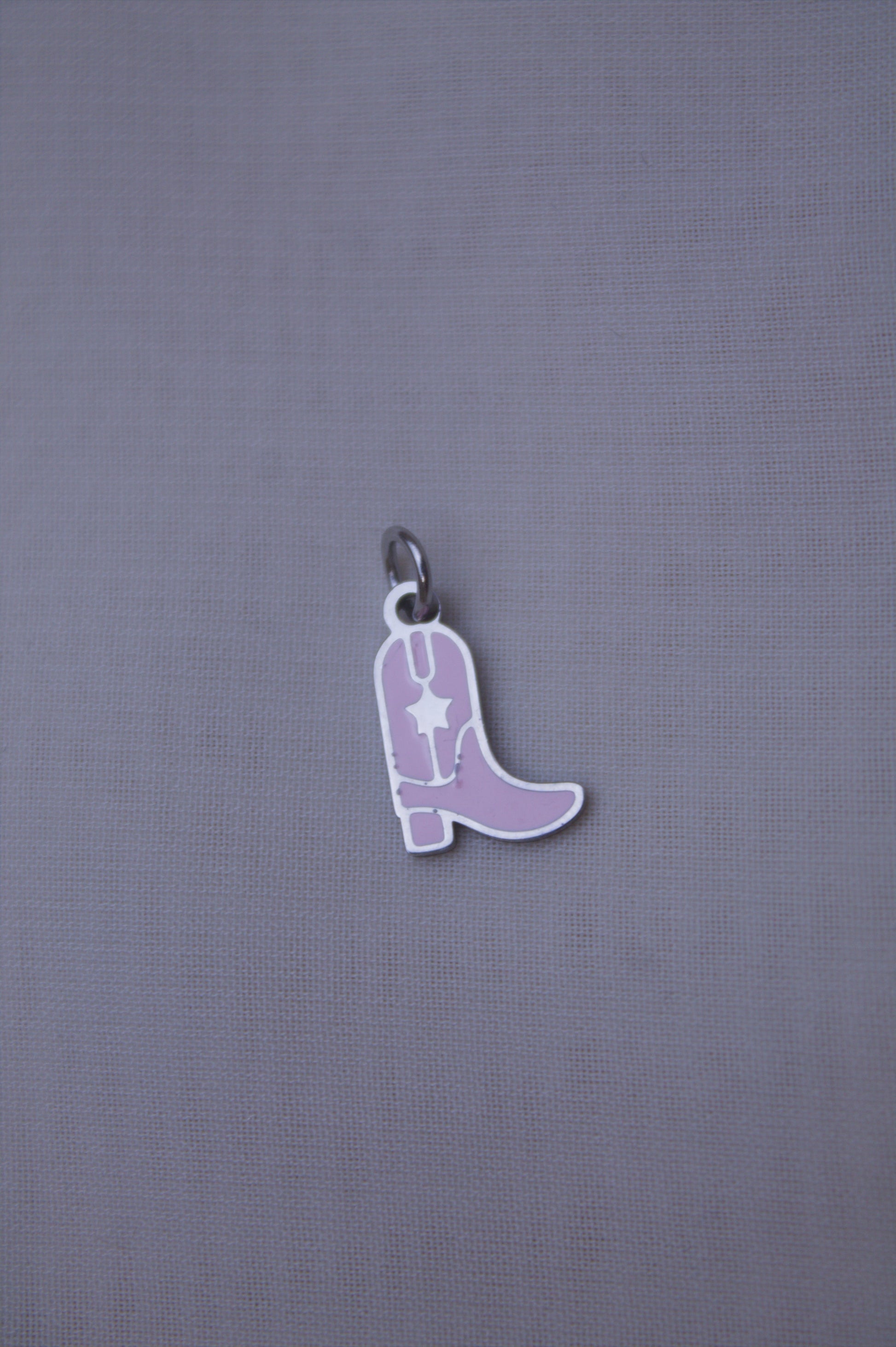Enamel Purple Ray Gun Charm