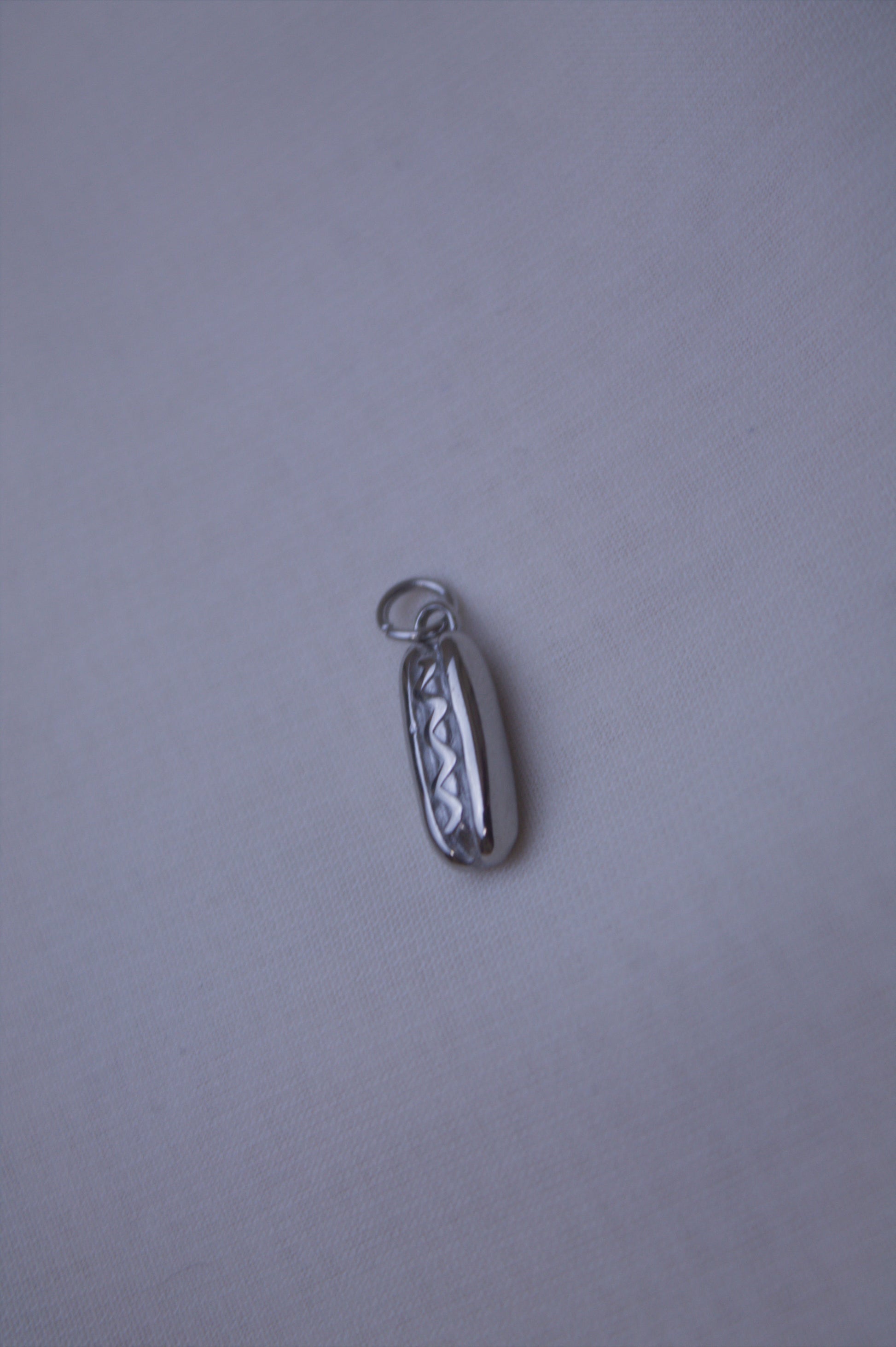 Classic Gold Hot Dog Charm