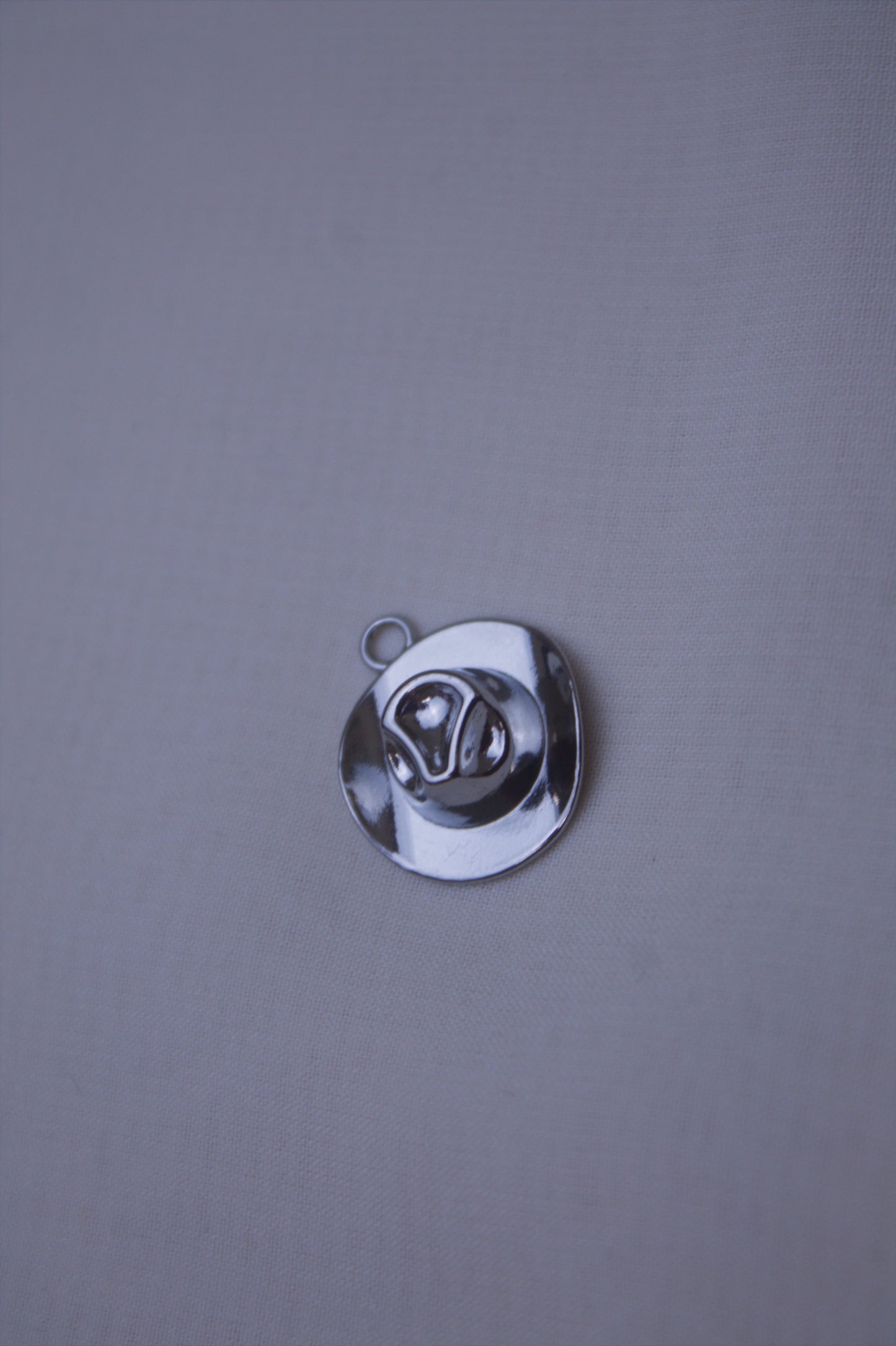Classic Silver Sombrero Hat Charm