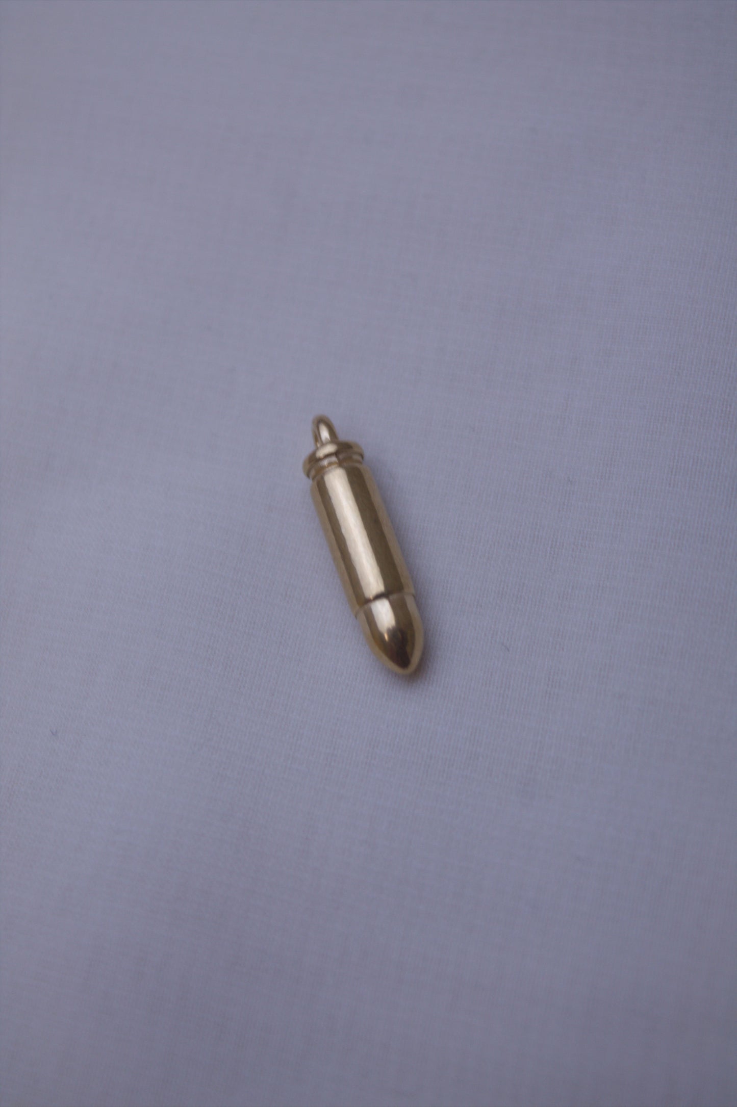 Classic Gold Bullet Charm