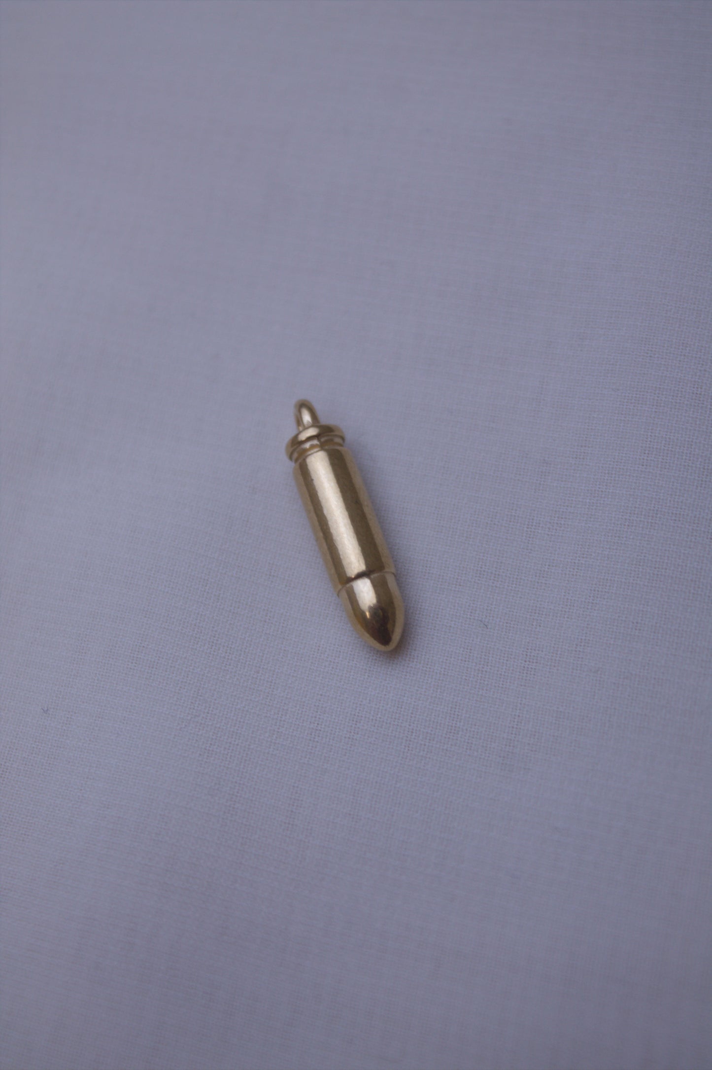 Classic Gold Bullet Charm