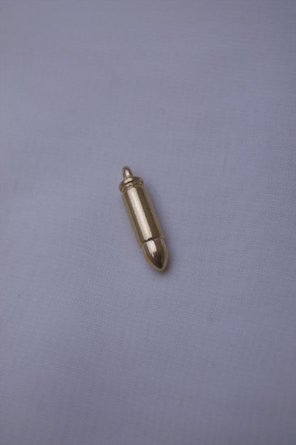 Classic Gold Bullet Charm