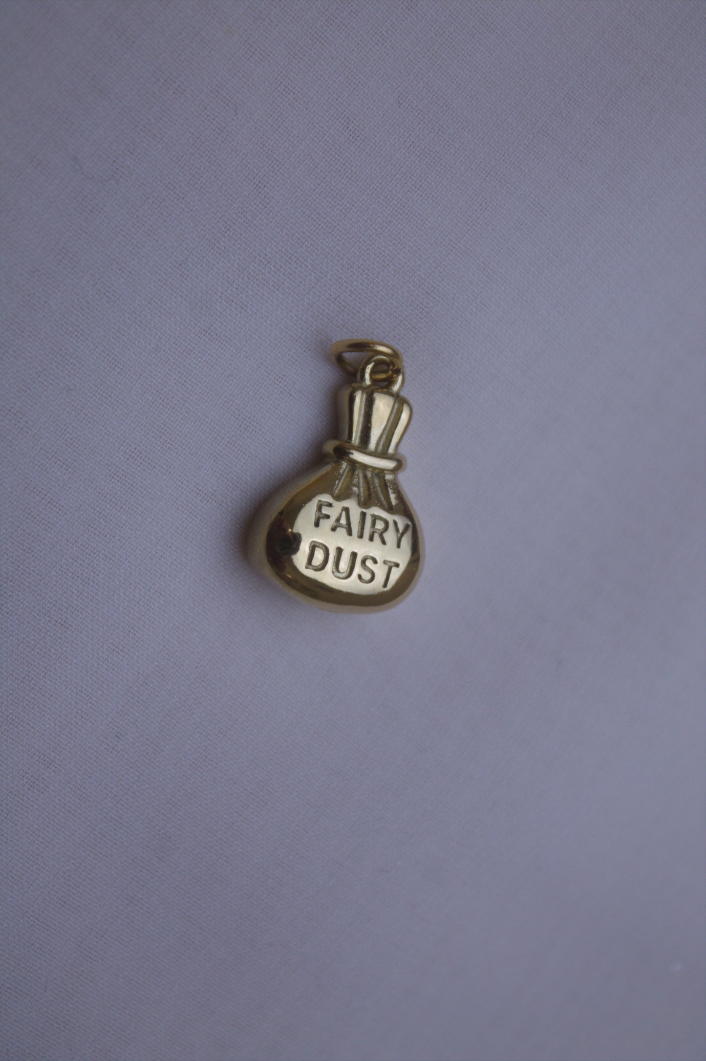 Classic Gold Fairy Dust Pouch Charm