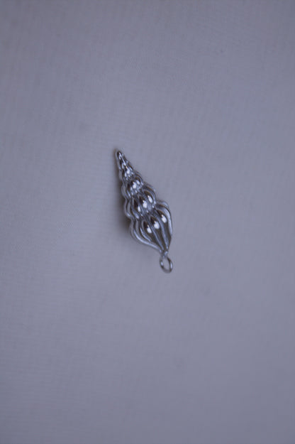 Classic Silver Conch Shell Charm