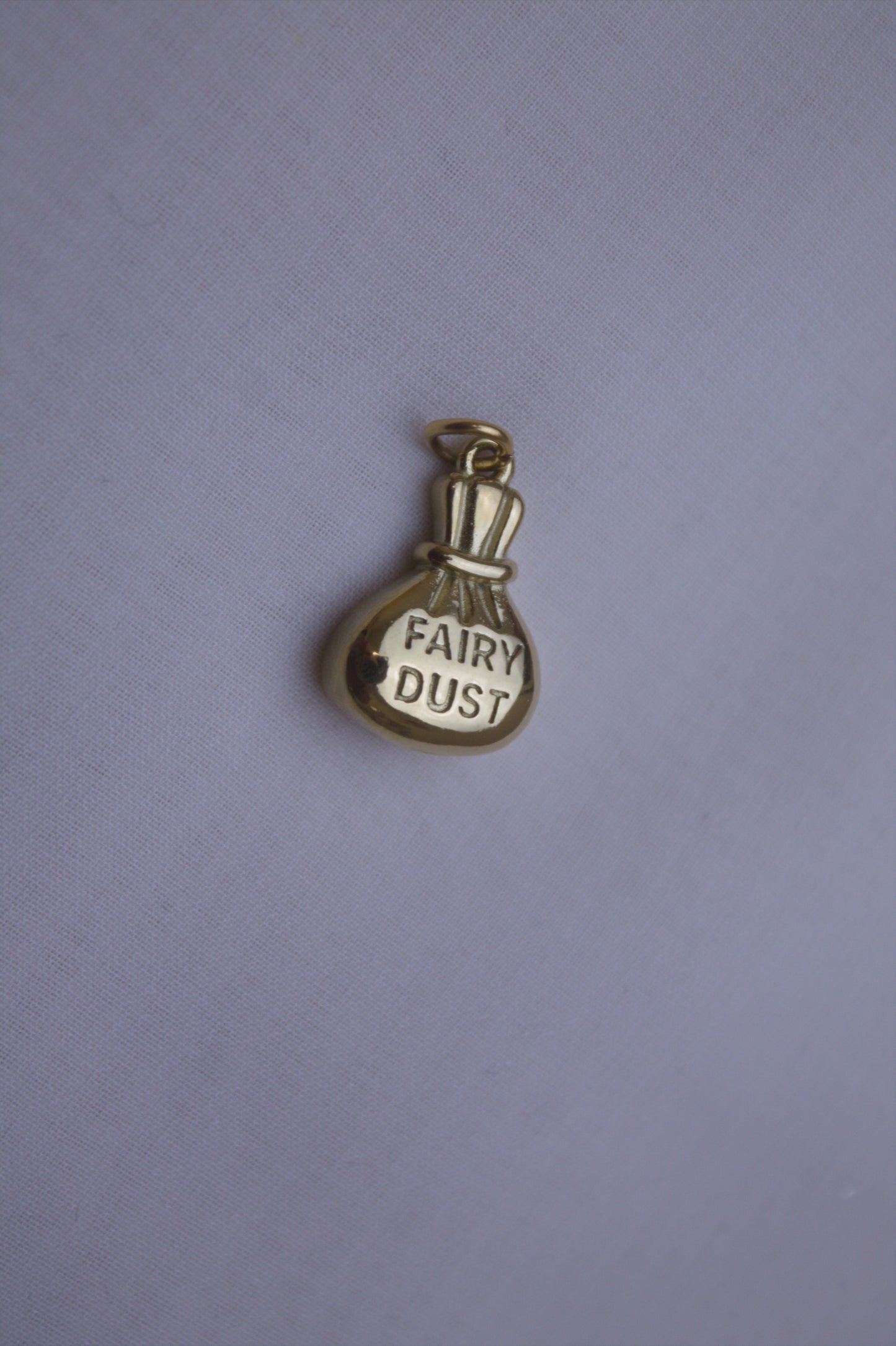 Classic Gold Fairy Dust Pouch Charm