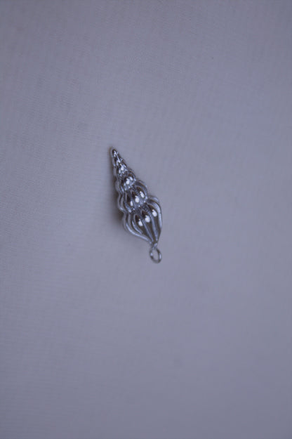 Classic Silver Conch Shell Charm