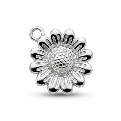 Silver Daisy Charm