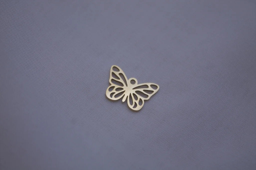 Classic Gold Butterfly Charm
